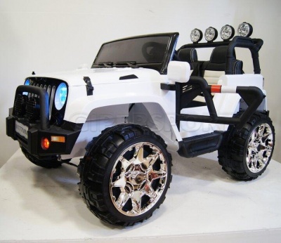 Электромобиль RiverToys JEEP M777MM 4*4 White