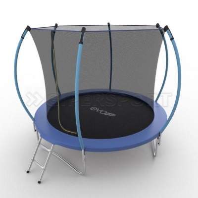Батут с внутренней сеткой и лестницей Evo Jump Internal 10ft (Blue)