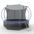 Батут с внутренней сеткой и лестницей EVO JUMP Internal 12ft (Blue) + нижняя сеть
