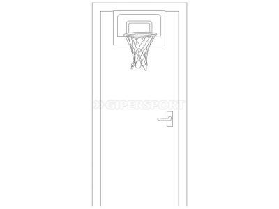 Баскетбольный набор PURE2IMPROVE FUN HOOP LARGE