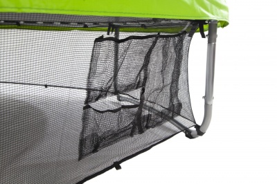Батут Domsen Fitness Gravity MAX 12FT (Green) с нижней сеткой