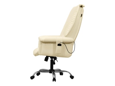 Офисное массажное кресло EGO President EG1005 кремовый