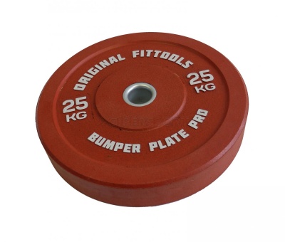 Диск бамперный OriginalFitTools 25 кг (красный)