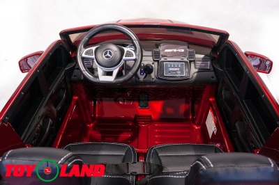 Детский электромобиль ToyLand Mercedes-Benz GLS63 AMG красный (краска)