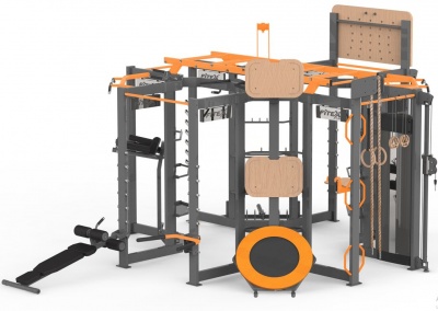 Мультистанция для функционального тренинга Fitex Pro KF-S5 | sportres.ru