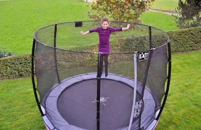 Батут Optifit Like Green 16ft с желтой крышей