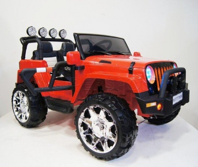 Электромобиль RiverToys JEEP M777MM 4*4 Red