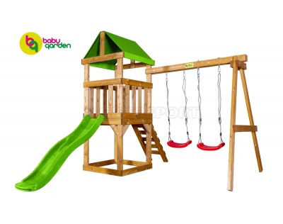 Детская игровая площадка Babygarden Play 1 зеленый
