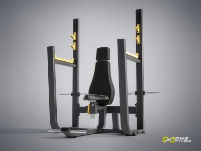 Скамья для вертикального жима штанги DHZ E-1051В | sportres.ru