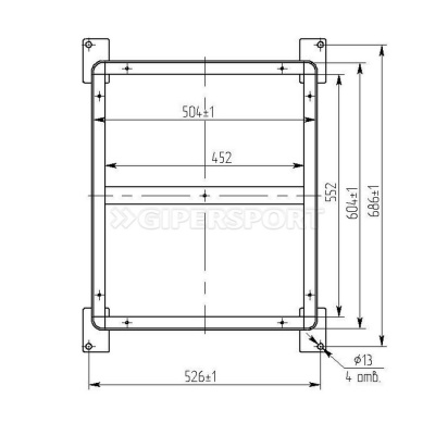 Настенная FightTech подушка "Полусфера" кожа WB6