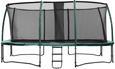 Батут KOGEE TRAMPS TOP Tramps 10'x14'(4.3x3.0м) прямоугольный с защитной сетью