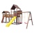 Игровой дом Exit Toys с горкой 550 красный