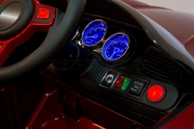 Электромобиль Barty Porsche Sport М777МР красный