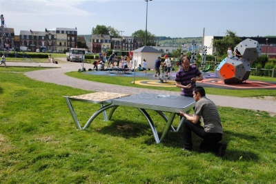 Антивандальный теннисный стол Cornilleau PARK grey