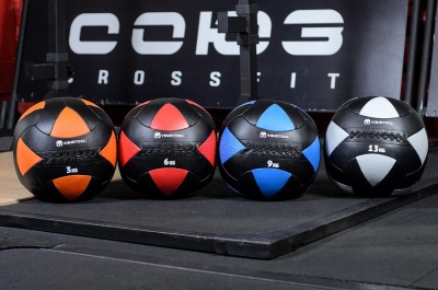 Мяч тренировочный Yousteel WALLBALL, 9 кг, D=35.5 см